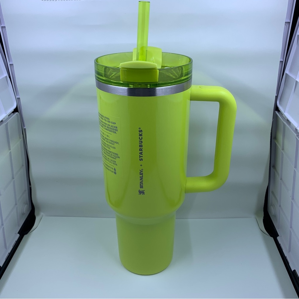 Stanley x Starbucks cup with straw